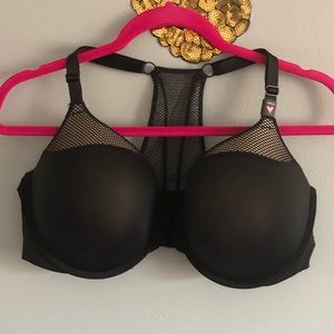 NWT Black and Cream Front Close Bra 40DD